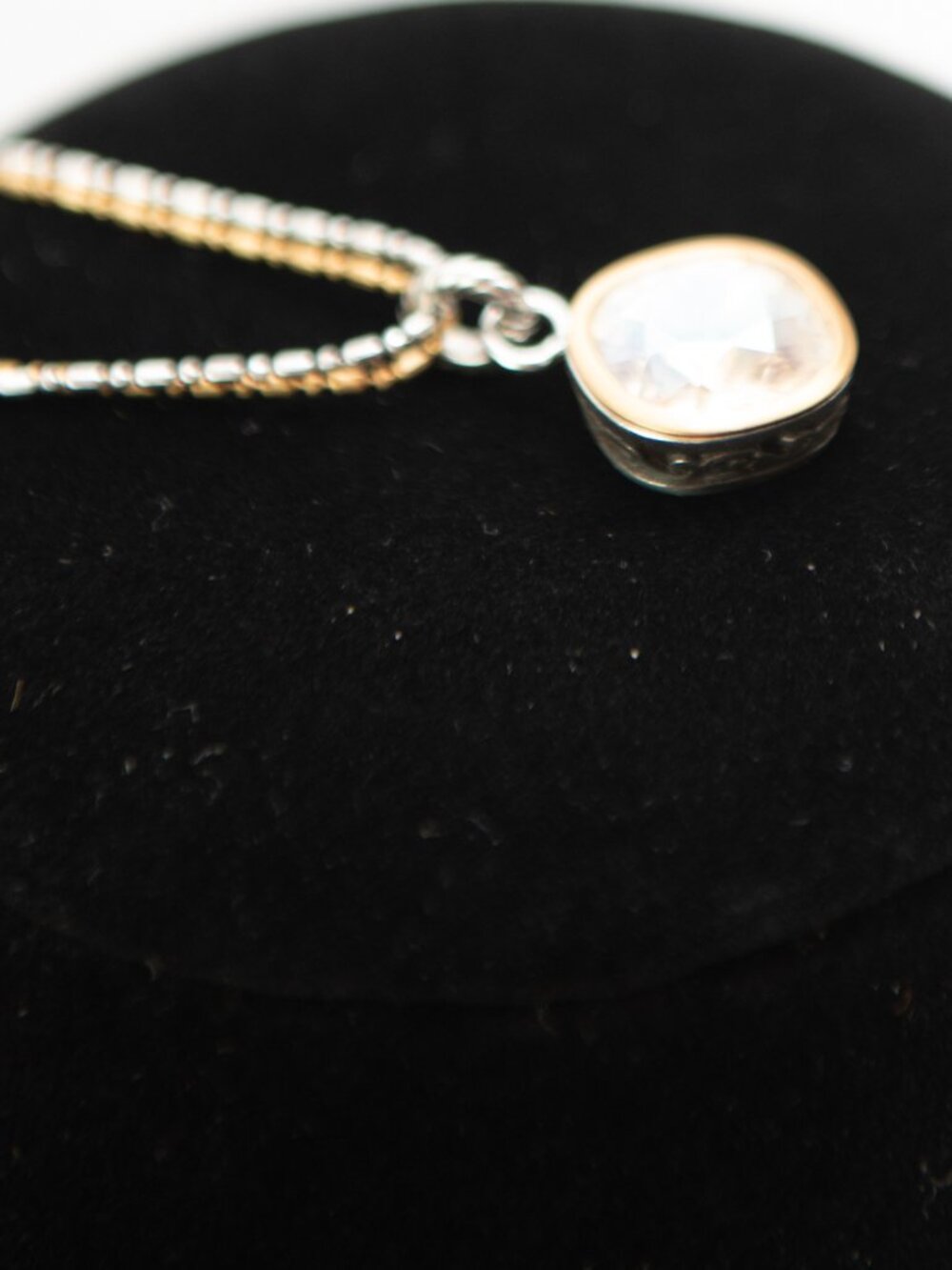 Brighton Venusian Necklace Clear Swarovski Crystal Double Strand Gold Silver - Picture 5 of 8